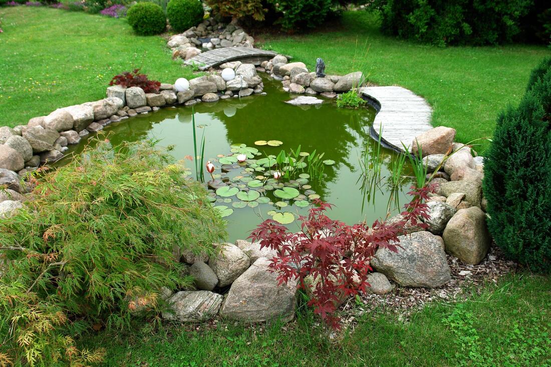 landscape water features design when done